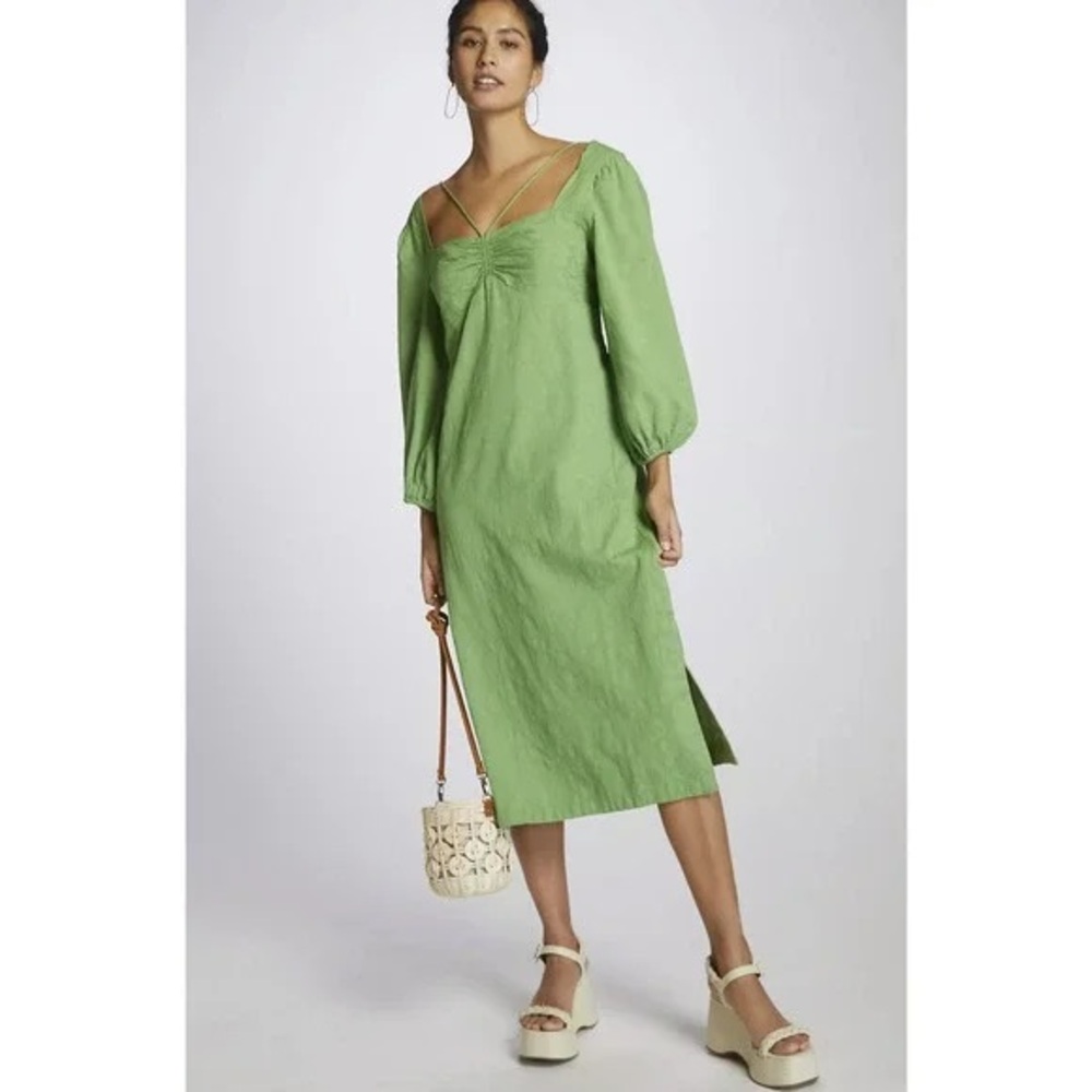 Anthropologie Green Maeve dress